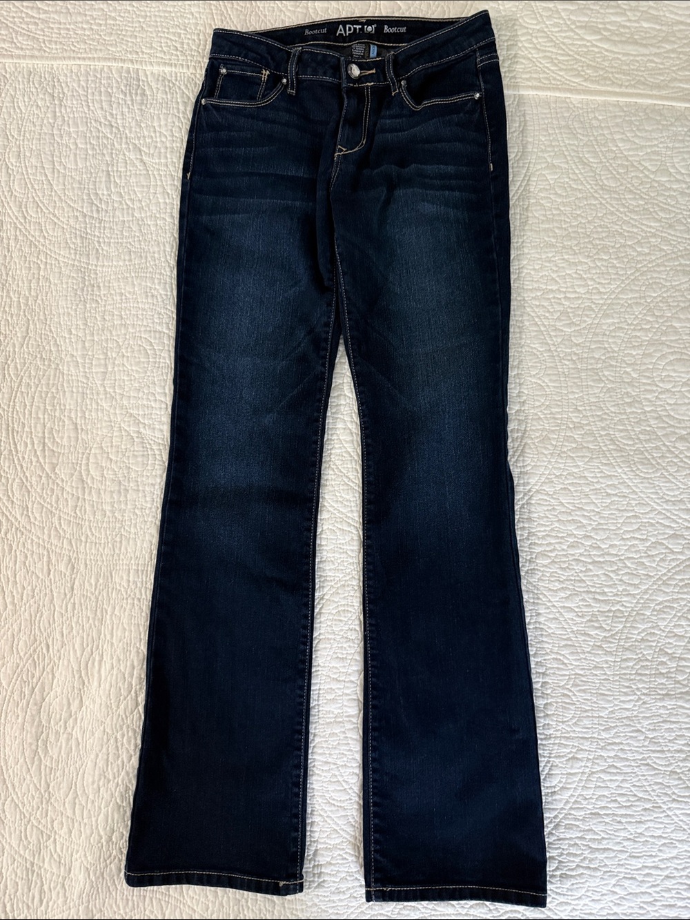 Apt. 9 Dark Blue Bootcut Jeans